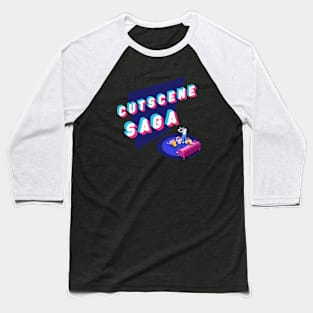 Cutscene Saga Badge Baseball T-Shirt